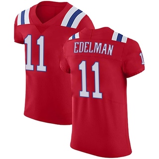 Elite Julian Edelman Men's New England Patriots Vapor Untouchable Alternate Jersey - Red