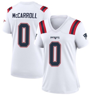 Game Christian McCarroll Women's New England Patriots Jersey - White