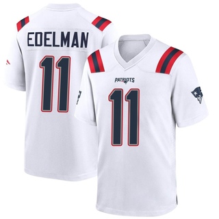 Game Julian Edelman Men's New England Patriots Jersey - White