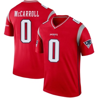 Legend Christian McCarroll Youth New England Patriots Inverted Jersey - Red