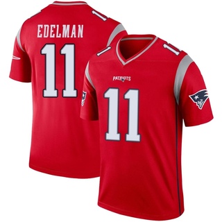 Legend Julian Edelman Youth New England Patriots Inverted Jersey - Red