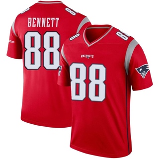 Legend Martellus Bennett Men's New England Patriots Inverted Jersey - Red