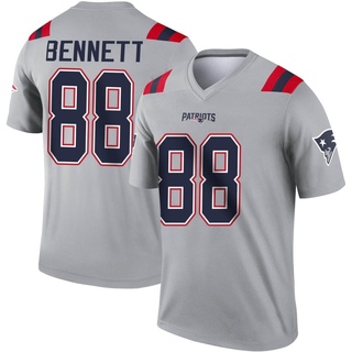 Legend Martellus Bennett Youth New England Patriots Inverted Jersey - Gray