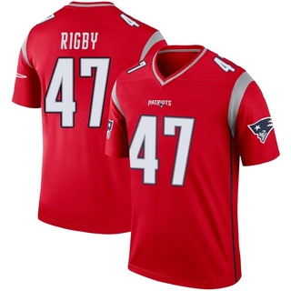 Legend Yvandy Rigby Men's New England Patriots Inverted Jersey - Red