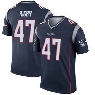 Legend Yvandy Rigby Men's New England Patriots Jersey - Navy