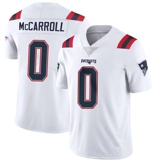 Limited Christian McCarroll Men's New England Patriots Vapor Untouchable Jersey - White