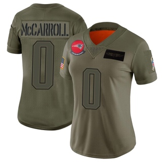 Limited Christian McCarroll Women's New England Patriots 2019 Salute to Service Jersey - Camo