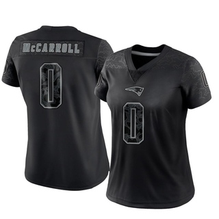 Limited Christian McCarroll Women's New England Patriots Reflective Jersey - Black