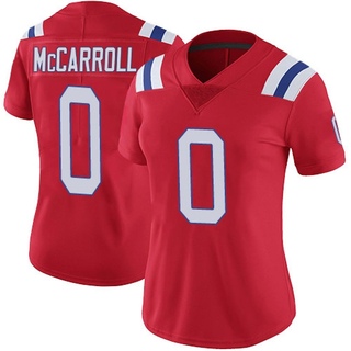 Limited Christian McCarroll Women's New England Patriots Vapor Untouchable Alternate Jersey - Red