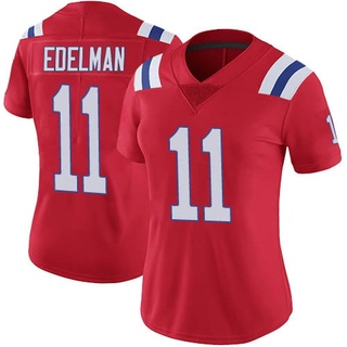 Limited Julian Edelman Women's New England Patriots Vapor Untouchable Alternate Jersey - Red