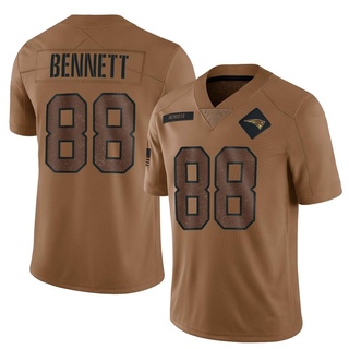 Limited Martellus Bennett Youth New England Patriots 2023 Salute To Service Jersey - Brown