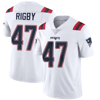 Limited Yvandy Rigby Men's New England Patriots Vapor Untouchable Jersey - White