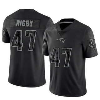 Limited Yvandy Rigby Youth New England Patriots Reflective Jersey - Black