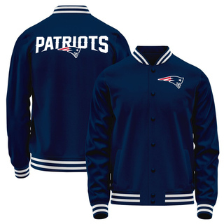 Men's New England Patriots Full-Snap Jacket - Navy